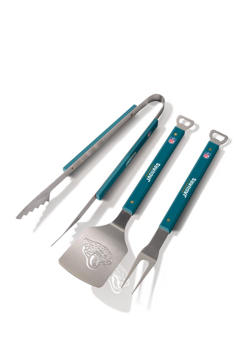 YouTheFan NFL Jacksonville Jaguars Spirit Series 3-Piece BBQ Set