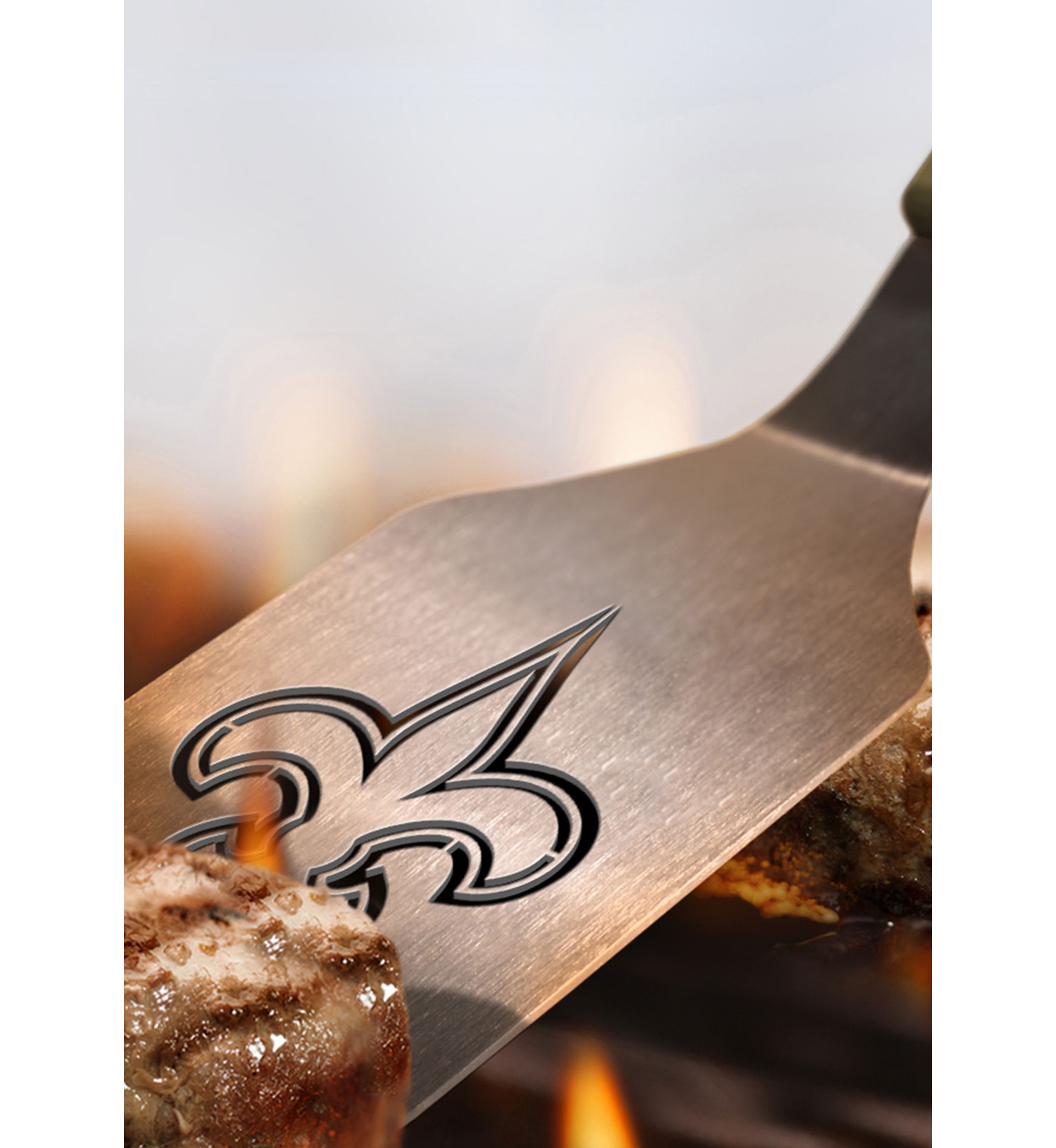 YouTheFan NFL New Orleans Saints Spirit Series 3-Piece BBQ Set