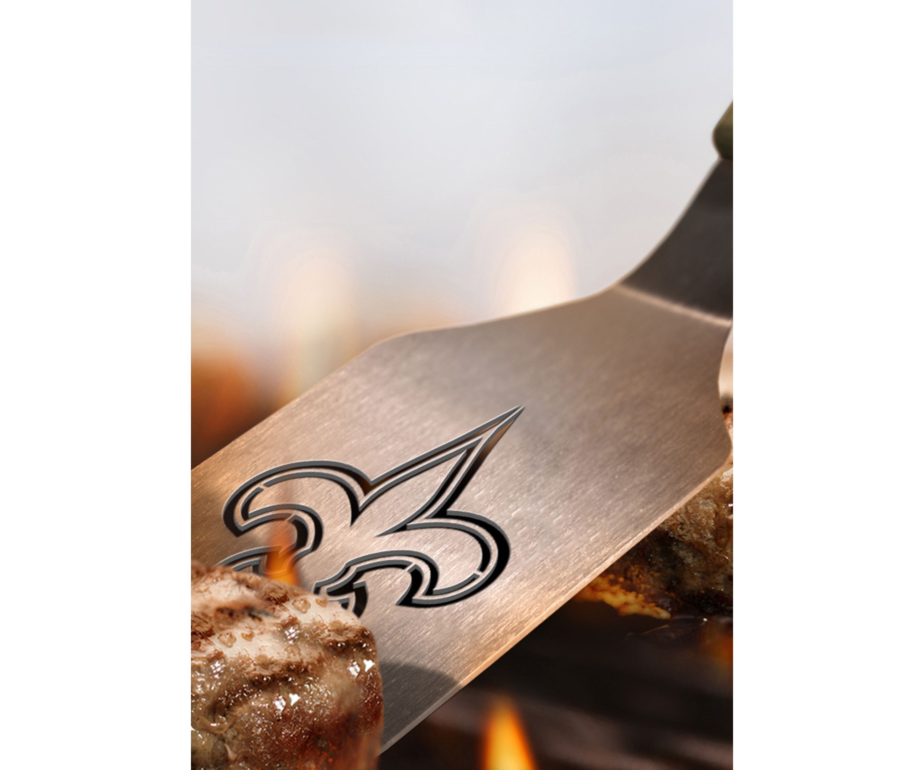 YouTheFan NFL New Orleans Saints Spirit Series 3-Piece BBQ Set