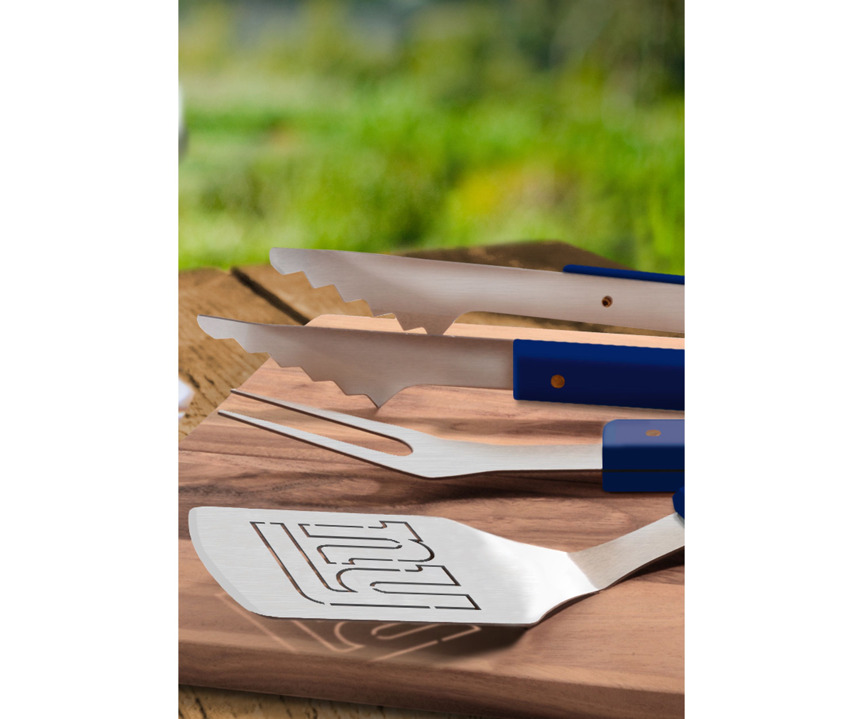 YouTheFan NFL New York Giants Spirit Series 3-Piece BBQ Set