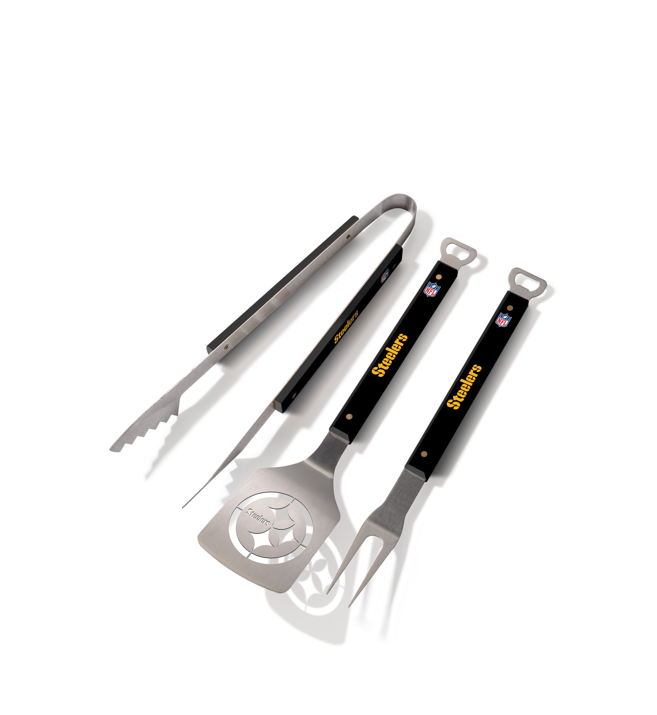 YouTheFan NFL Pittsburgh Steelers Spirit Series 3-Piece BBQ Set