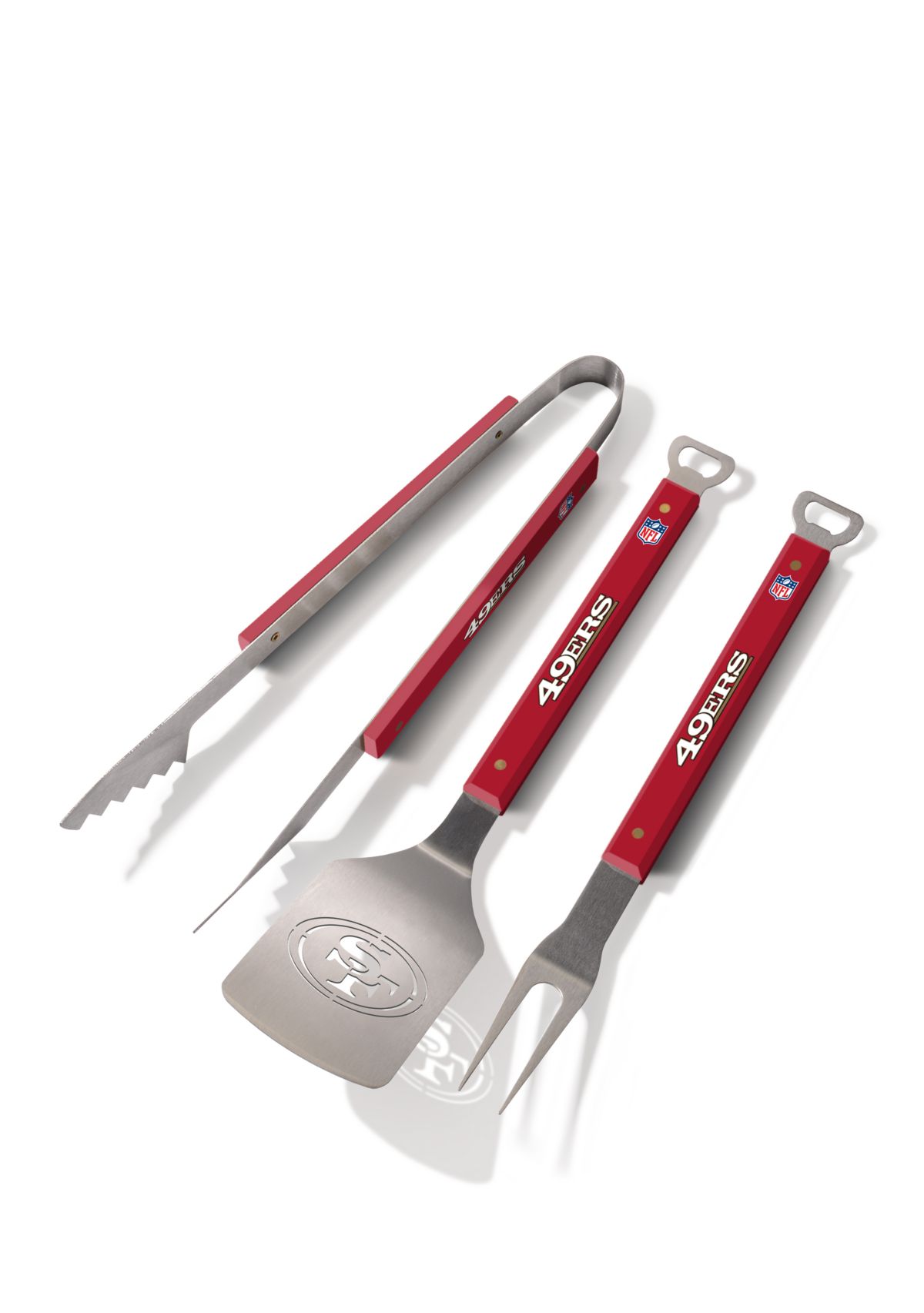 YouTheFan NFL San Francisco 49ers Spirit Series 3-Piece BBQ Set