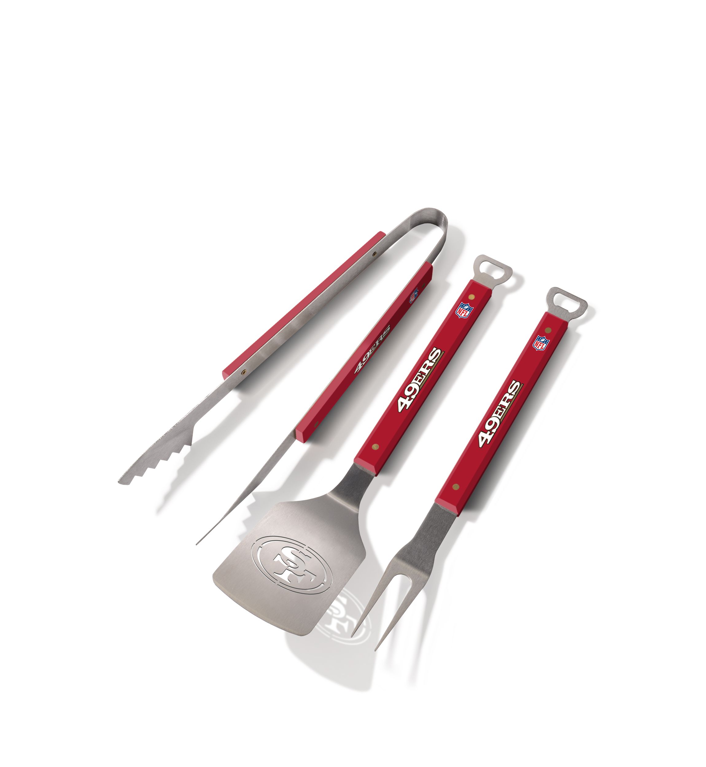 YouTheFan NFL San Francisco 49ers Spirit Series 3-Piece BBQ Set