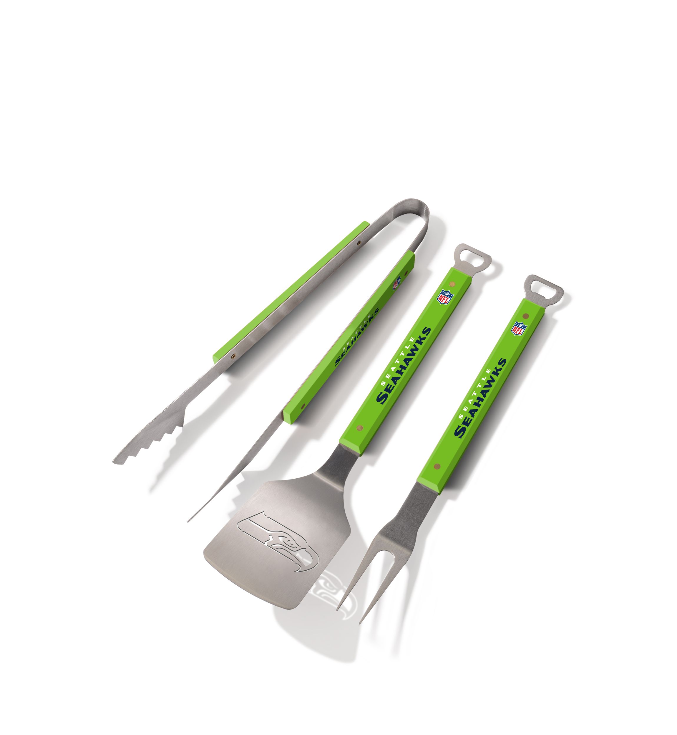 YouTheFan NFL Seattle Seahawks Spirit Series 3-Piece BBQ Set