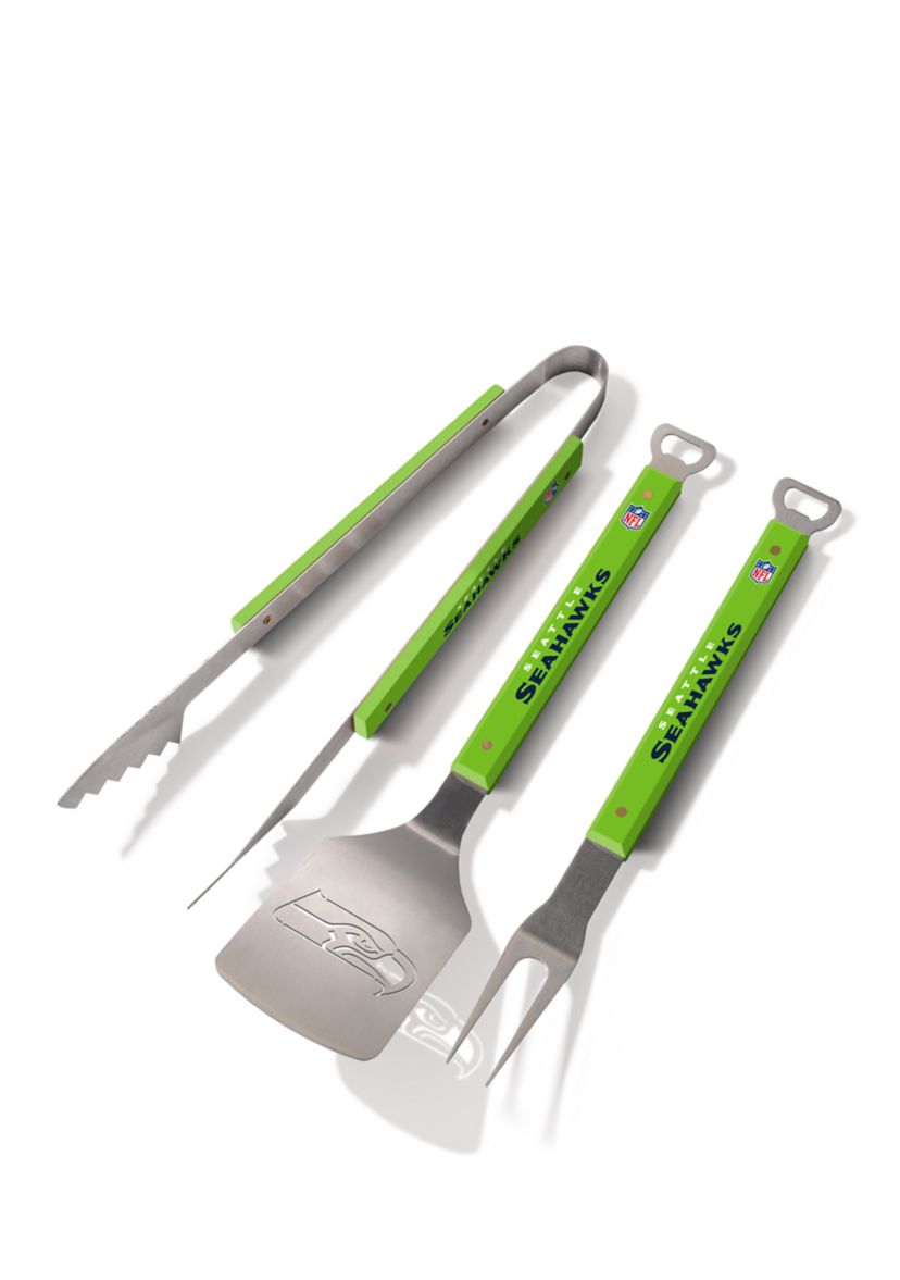 YouTheFan NFL Seattle Seahawks Spirit Series 3-Piece BBQ Set