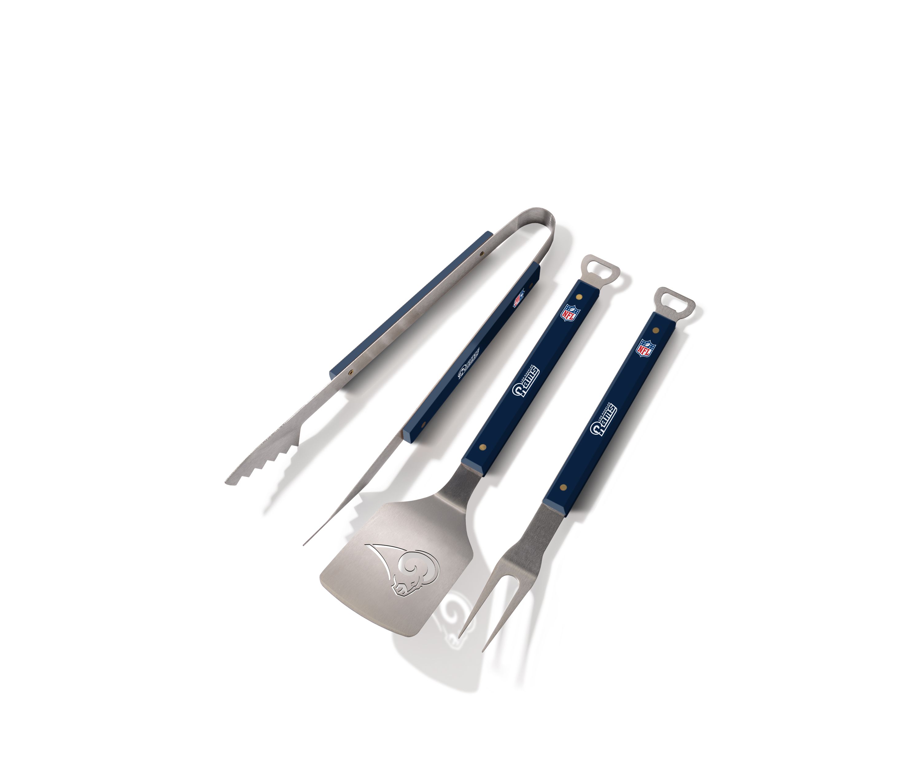 YouTheFan NFL Los Angeles Rams Spirit Series 3-Piece BBQ Set