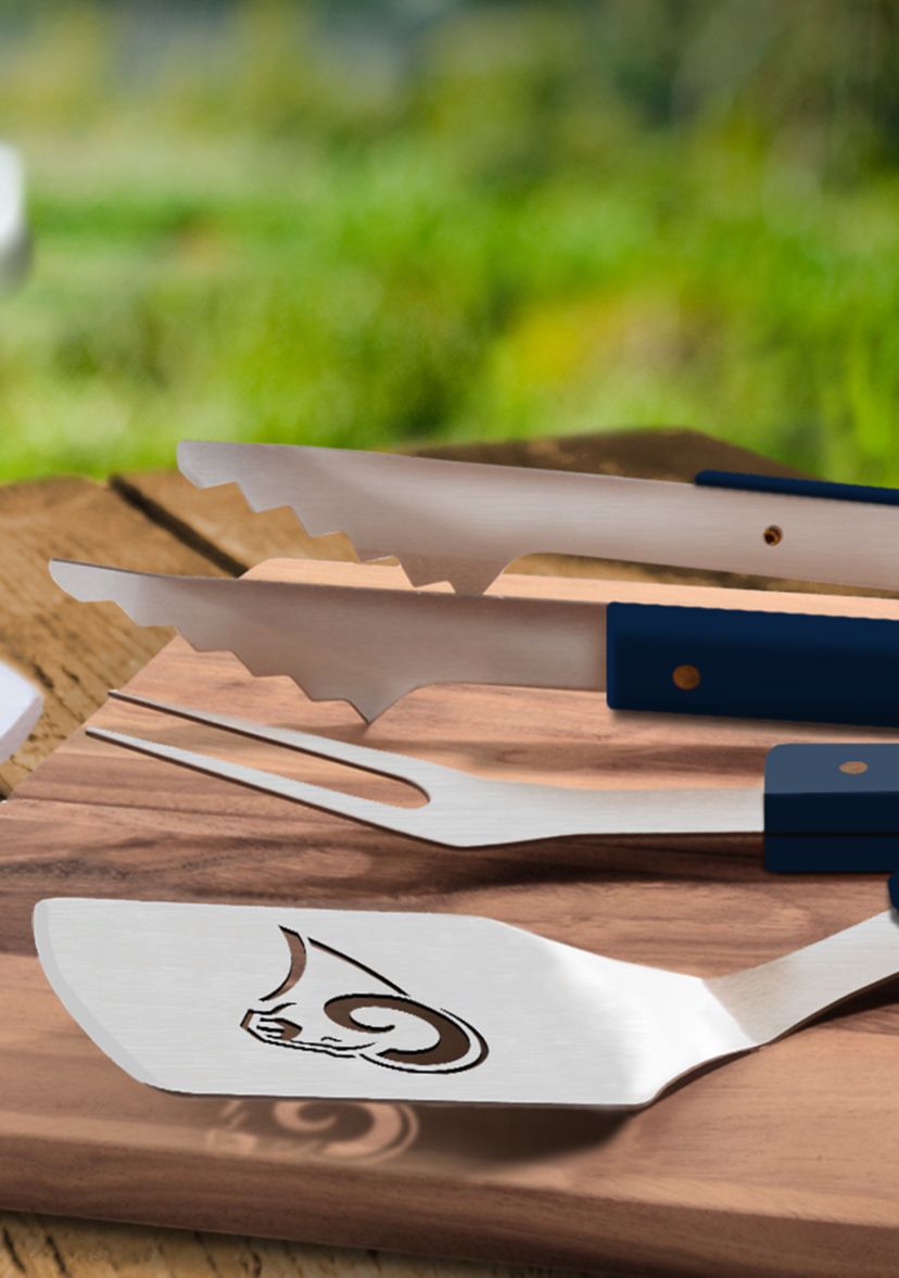 YouTheFan NFL Los Angeles Rams Spirit Series 3-Piece BBQ Set