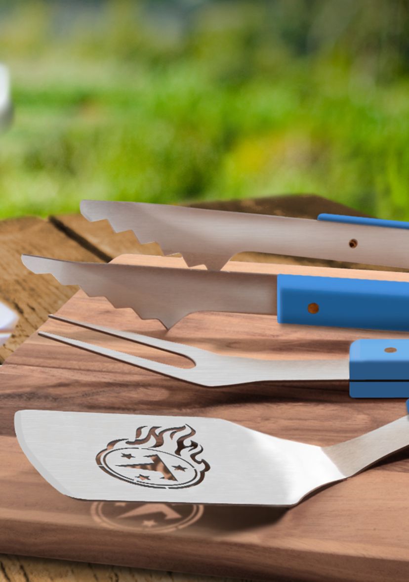 YouTheFan NFL Tennessee Titans Spirit Series 3-Piece BBQ Set