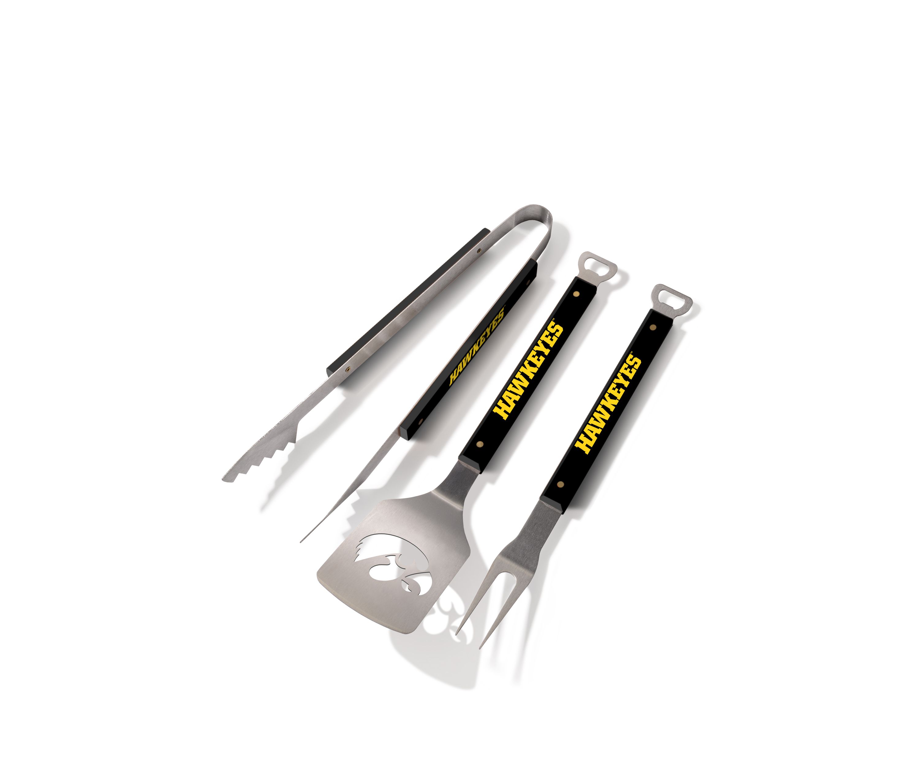 YouTheFan NCAA Iowa Hawkeyes Spirit Series 3-Piece BBQ Set