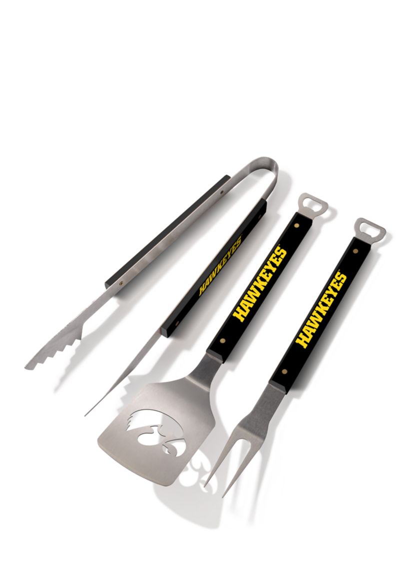 YouTheFan NCAA Iowa Hawkeyes Spirit Series 3-Piece BBQ Set