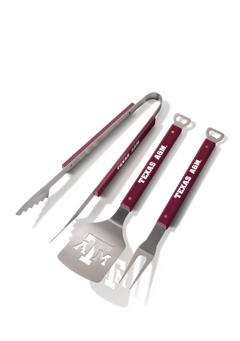 YouTheFan NCAA Texas A&M Aggies Spirit Series 3-Piece BBQ Set