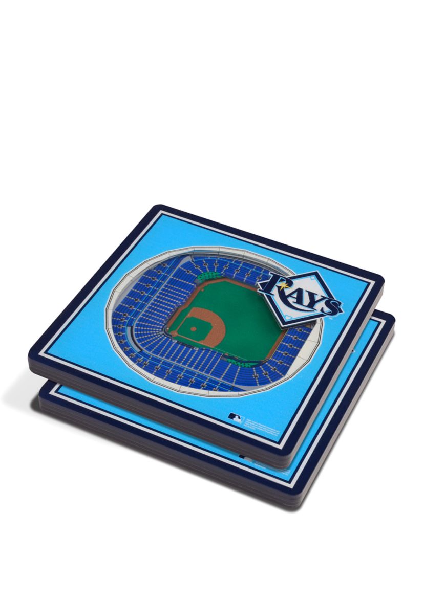 YouTheFan MLB Tampa Bay Rays 3D StadiumView Coasters - Tropicana Field