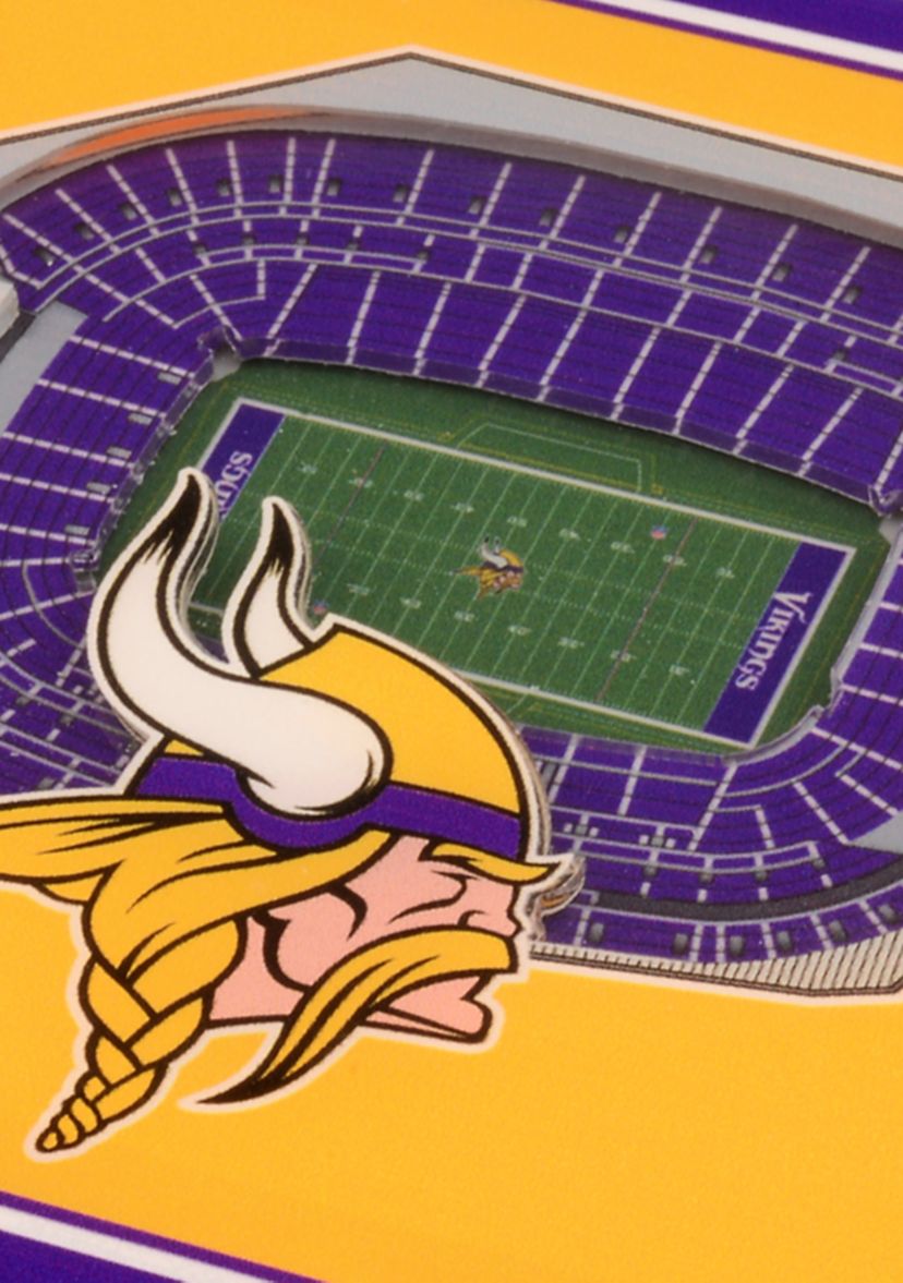YouTheFan NFL Minnesota Vikings 3D StadiumView Coasters - U.S. Bank Stadium