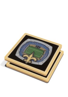 Youthefan Nfl New Orleans Saints 3D Stadiumview Coasters - Mercedes-Benz Superdome