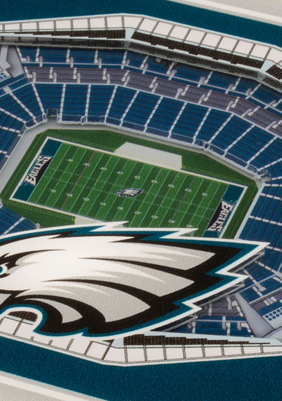 YouTheFan NFL Philadelphia Eagles 3D StadiumView Coasters - Lincoln Financial Field