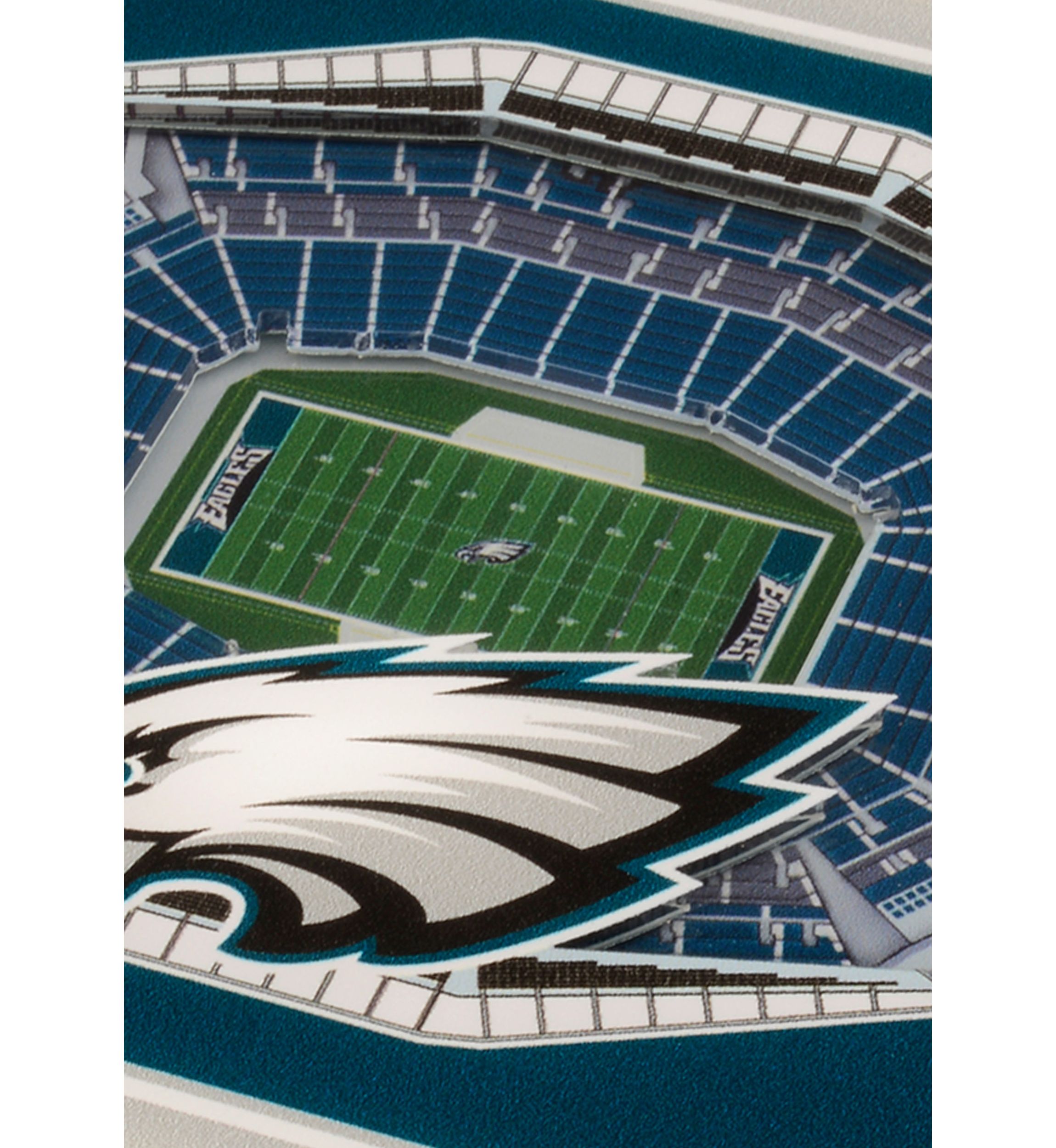 YouTheFan NFL Philadelphia Eagles 3D StadiumView Coasters - Lincoln Financial Field