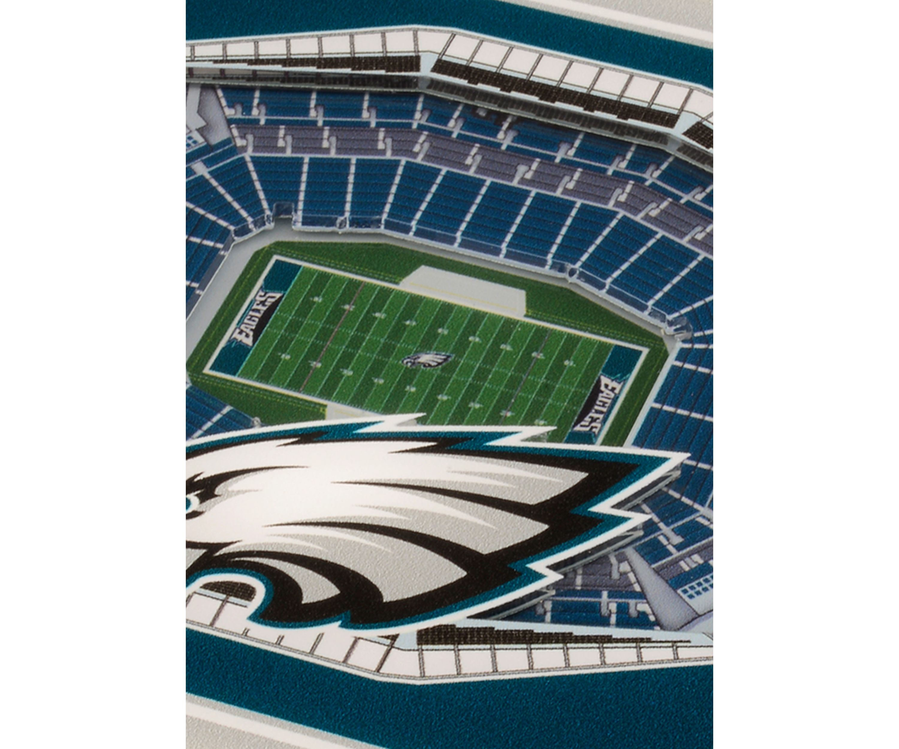 YouTheFan NFL Philadelphia Eagles 3D StadiumView Coasters - Lincoln Financial Field