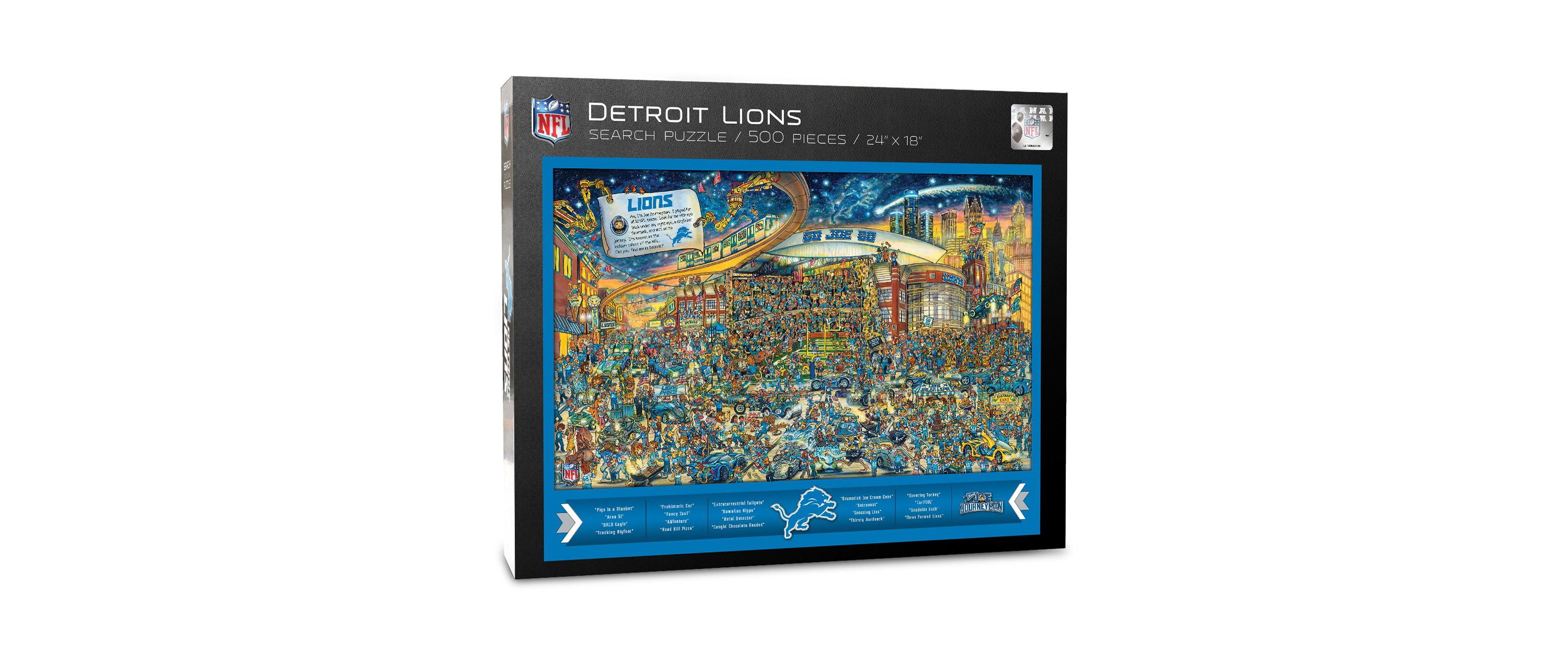 YouTheFan NFL Detroit Lions Joe Journeyman 500pc Puzzle