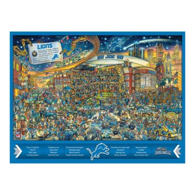 YouTheFan NFL Detroit Lions Joe Journeyman 500pc Puzzle