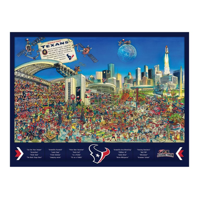 YouTheFan NFL Houston Texans Joe Journeyman 500pc Puzzle