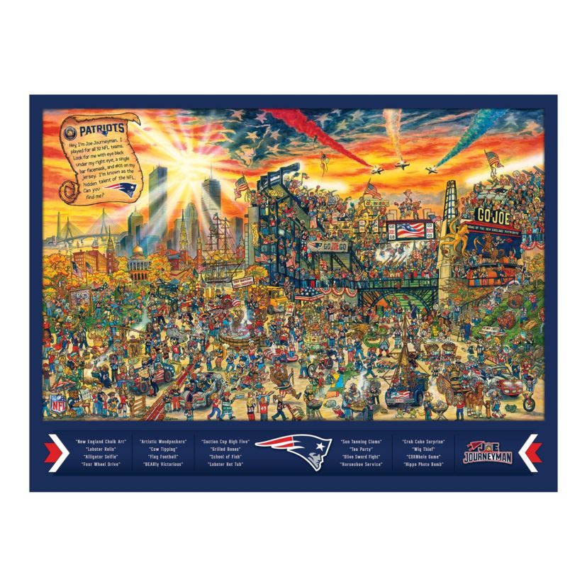 YouTheFan NFL New England Patriots Joe Journeyman 500pc Puzzle