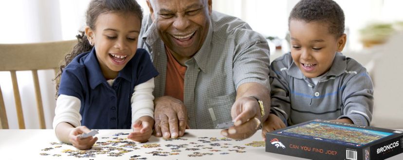 YouTheFan NFL Denver Broncos Joe Journeyman 500pc Puzzle