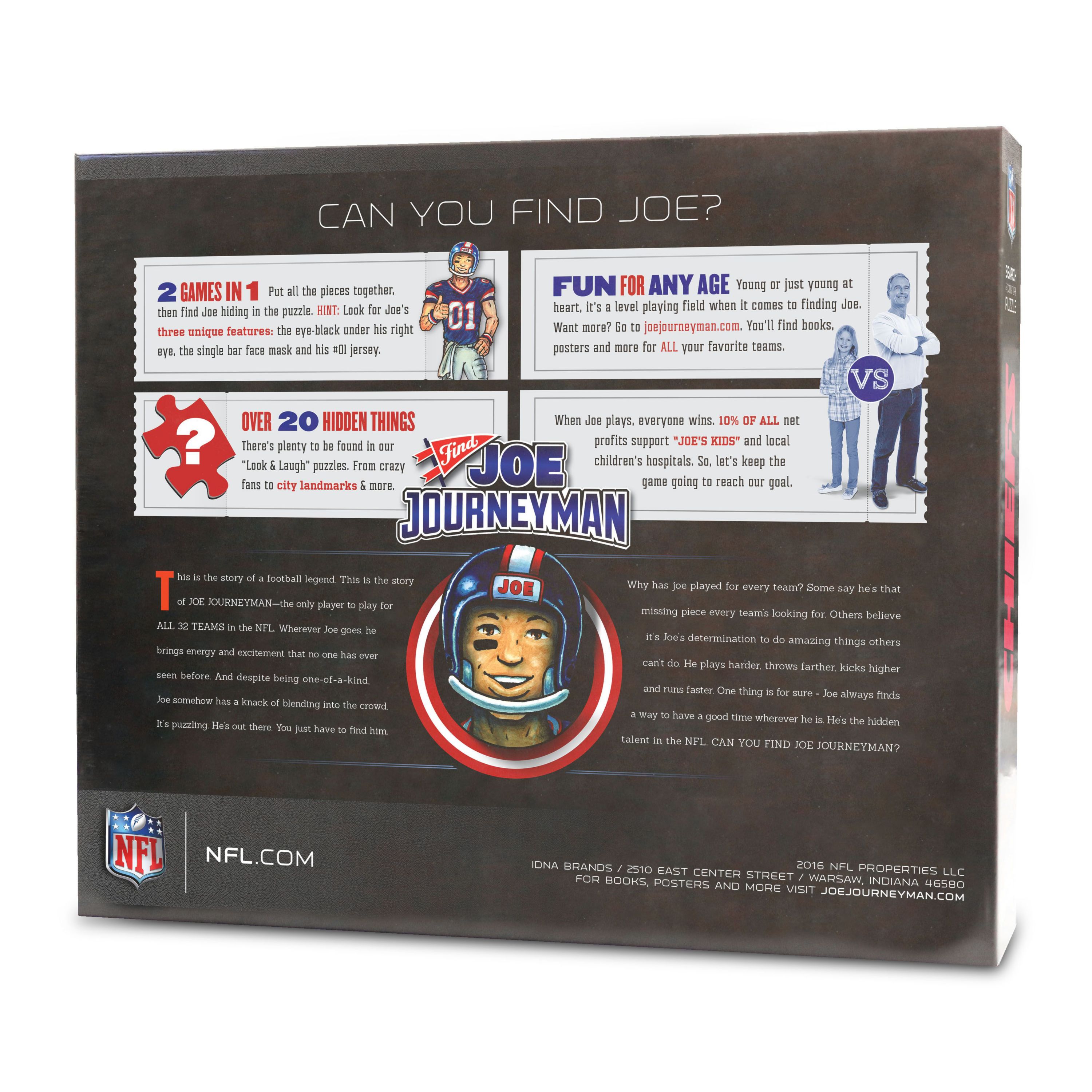 YouTheFan NFL Kansas City Chiefs Joe Journeyman 500pc Puzzle