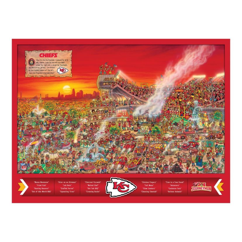 YouTheFan NFL Kansas City Chiefs Joe Journeyman 500pc Puzzle