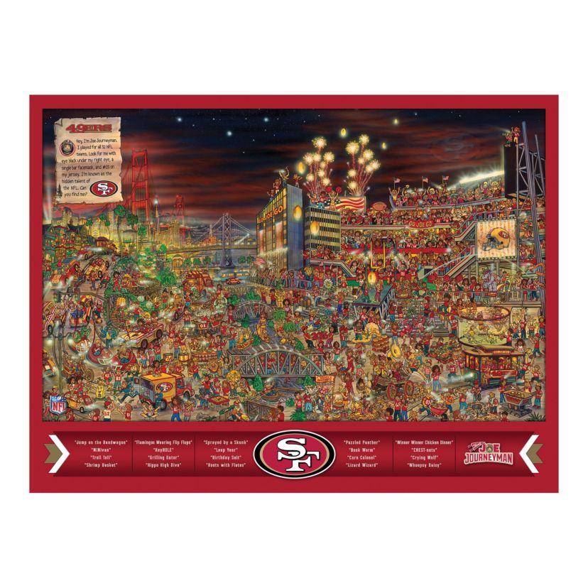 YouTheFan NFL San Francisco 49ers Joe Journeyman 500pc Puzzle