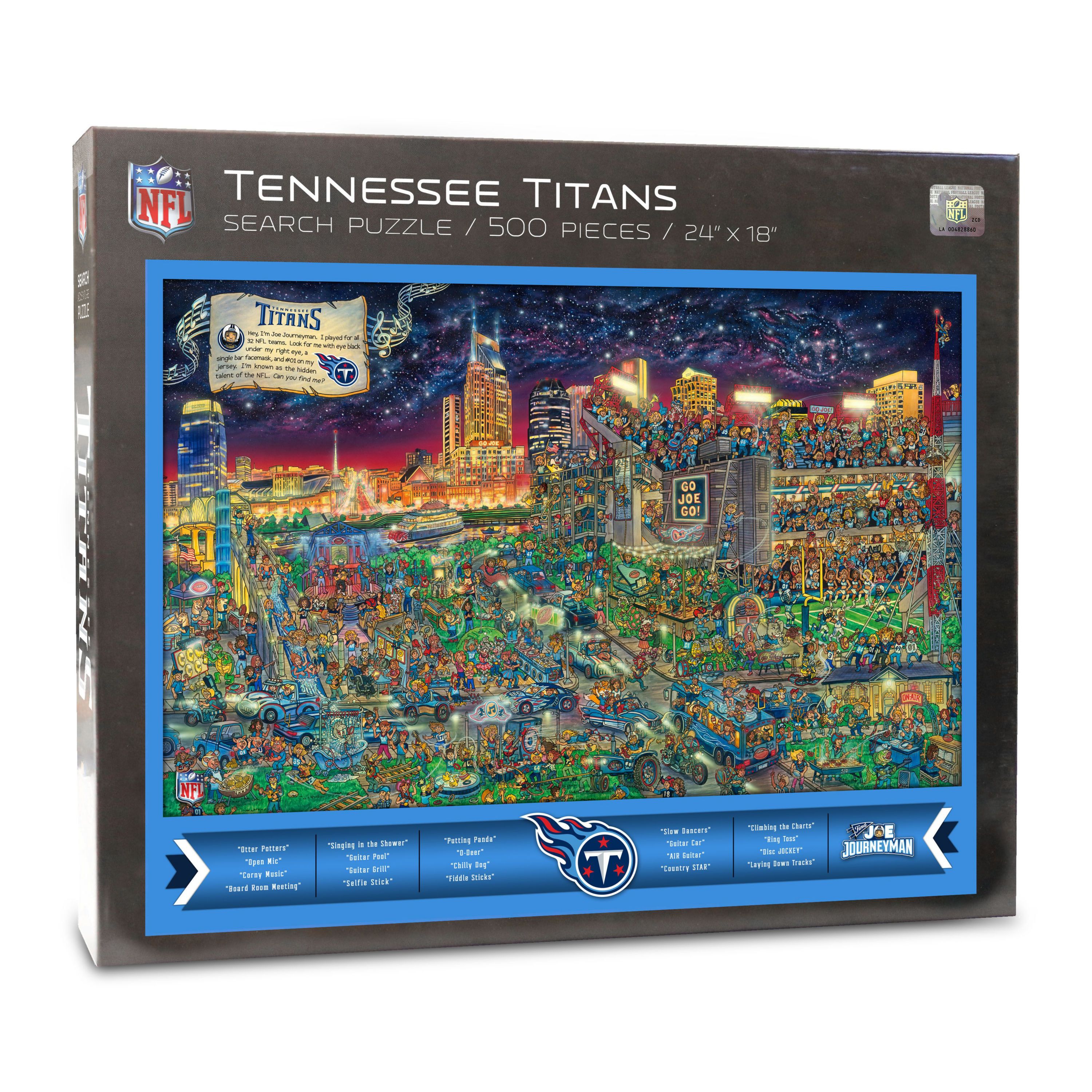 YouTheFan NFL Tennessee Titans Joe Journeyman 500pc Puzzle
