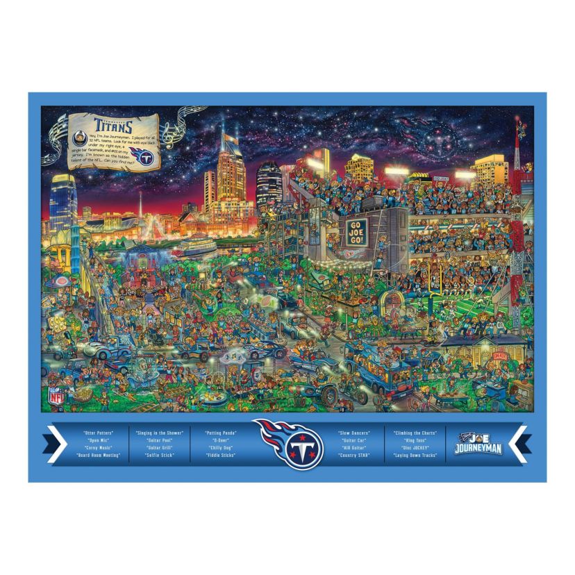 YouTheFan NFL Tennessee Titans Joe Journeyman 500pc Puzzle