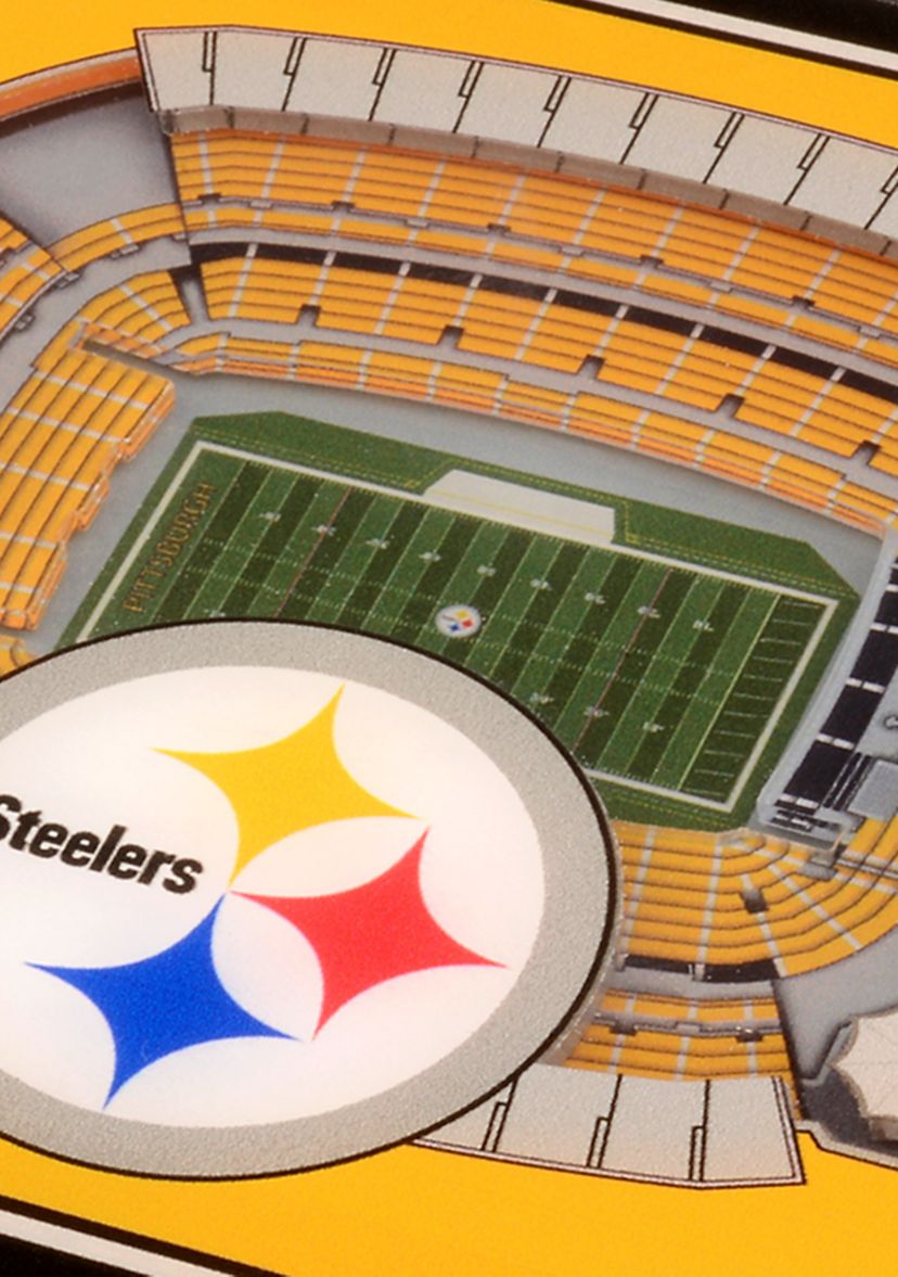 YouTheFan NFL Pittsburgh Steelers 3D StadiumView Coasters - Heinz Field