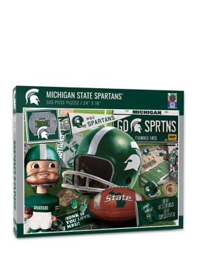 YouTheFan NCAA Michigan State Spartans Retro Series 500pc Puzzle