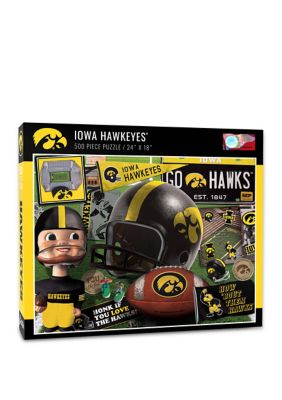 YouTheFan NCAA Iowa Hawkeyes Retro Series 500pc Puzzle