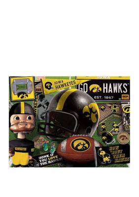 YouTheFan NCAA Iowa Hawkeyes Retro Series 500pc Puzzle