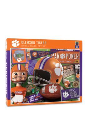 YouTheFan NCAA Clemson Tigers Retro Series 500pc Puzzle
