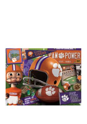 YouTheFan NCAA Clemson Tigers Retro Series 500pc Puzzle