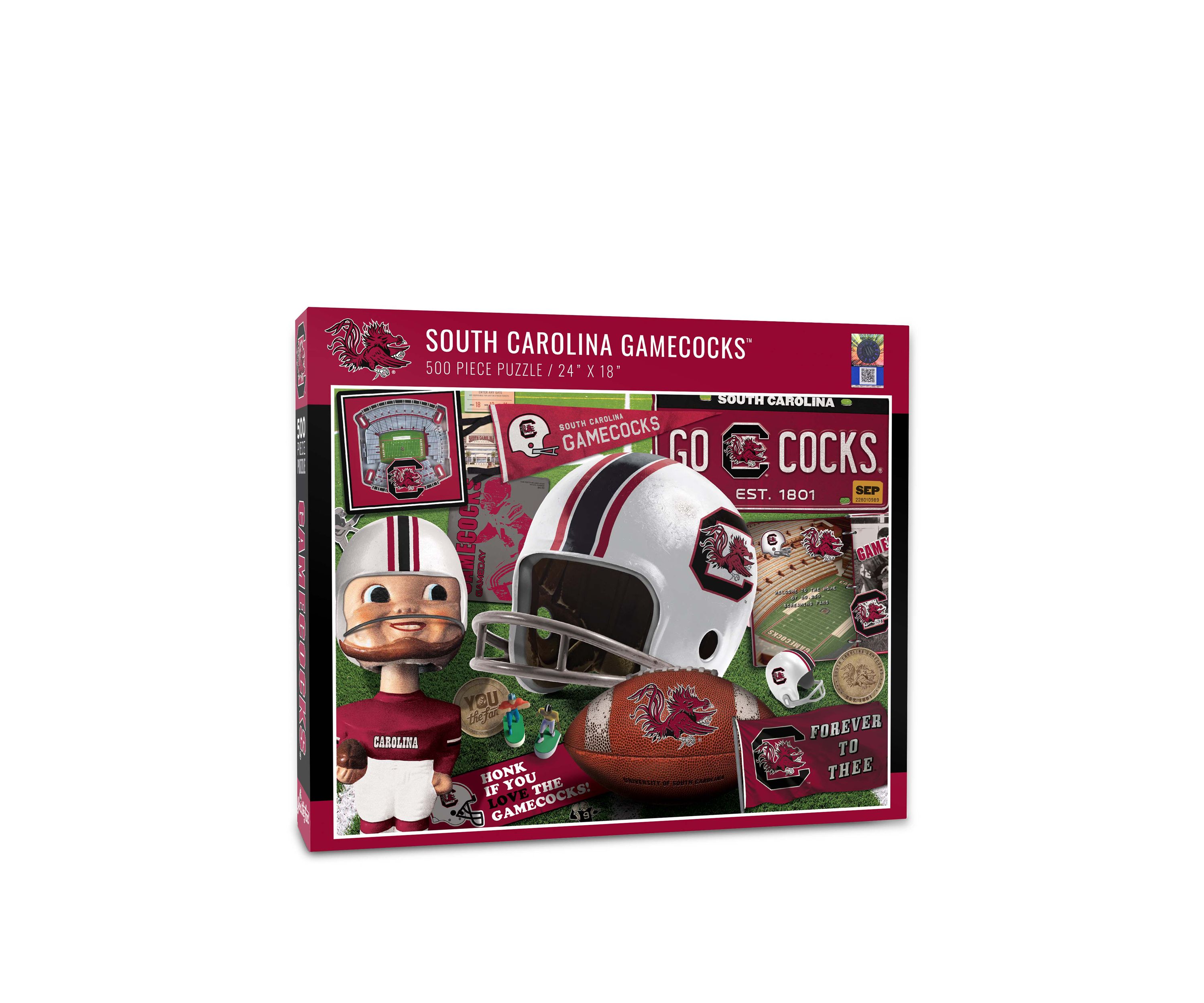 YouTheFan NCAA South Carolina Gamecocks Retro Series 500pc Puzzle