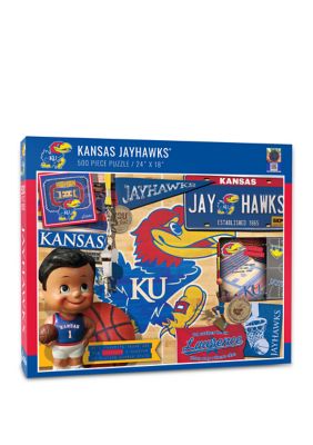 YouTheFan NCAA Kansas Jayhawks Retro Series 500pc Puzzle