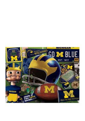 YouTheFan NCAA Michigan Wolverines Retro Series 500pc Puzzle