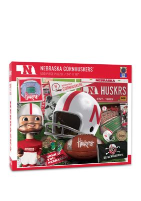 YouTheFan NCAA Nebraska Cornhuskers Retro Series 500pc Puzzle