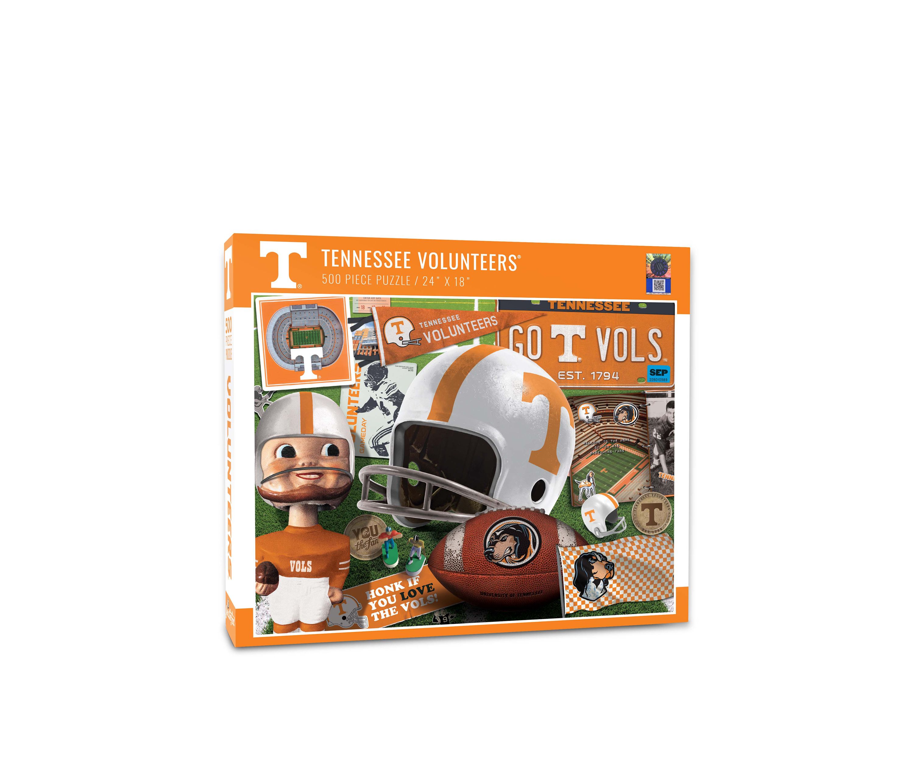 YouTheFan NCAA Tennessee Volunteers Retro Series 500pc Puzzle