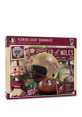 YouTheFan NCAA Florida State Seminoles Retro Series 500pc Puzzle