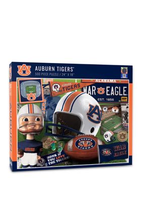 YouTheFan NCAA Auburn Tigers Retro Series 500pc Puzzle