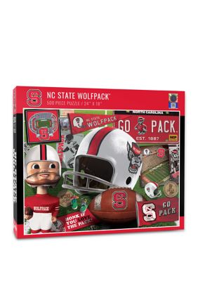 YouTheFan NCAA NC State Wolfpack Retro Series 500pc Puzzle