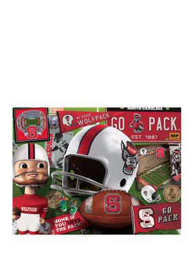 YouTheFan NCAA NC State Wolfpack Retro Series 500pc Puzzle