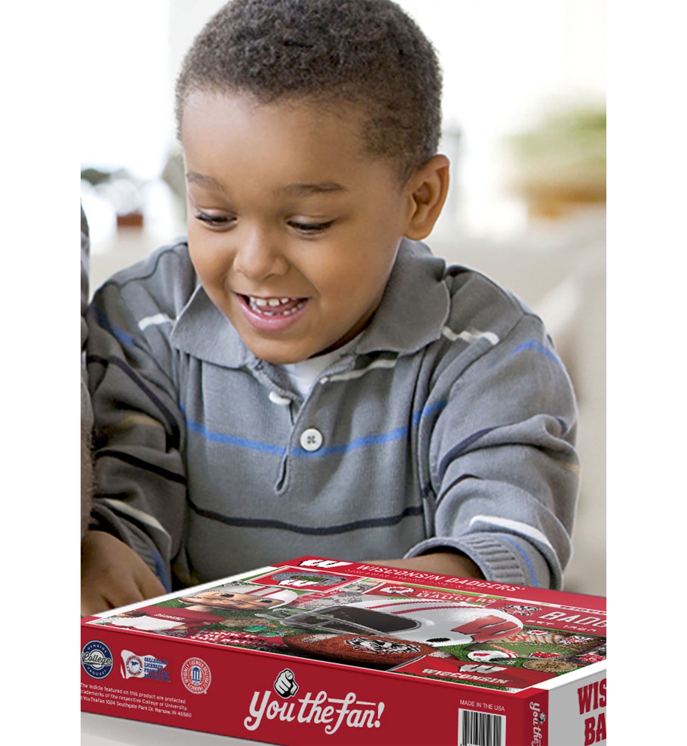 NCAA Wisconsin Badgers Retro Series Puzzle - 500 Pieces