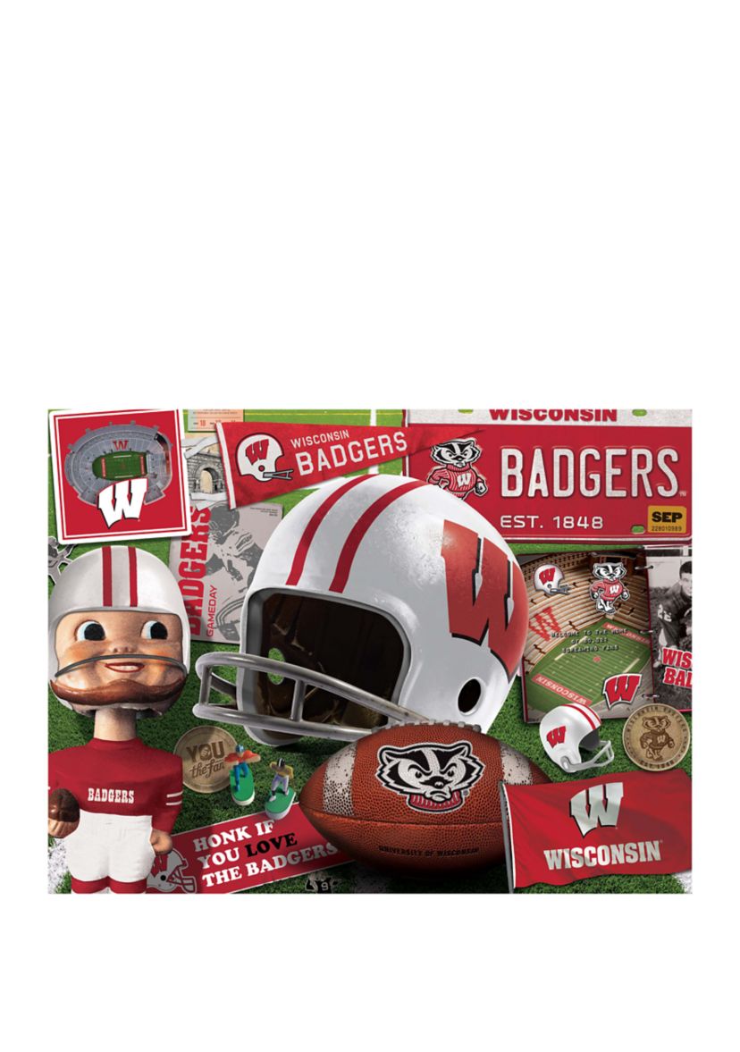 NCAA Wisconsin Badgers Retro Series Puzzle - 500 Pieces