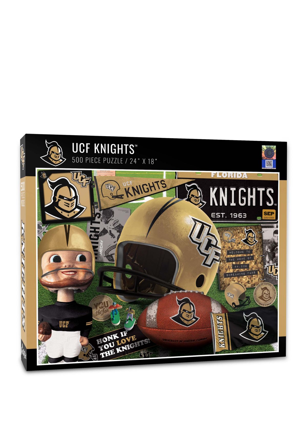 YouTheFan NCAA Central Florida Knights Retro Series 500pc Puzzle