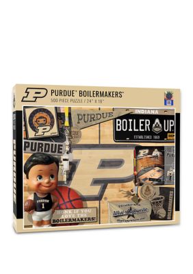 YouTheFan NCAA Purdue Boilermakers BB Retro Series 500pc Puzzle
